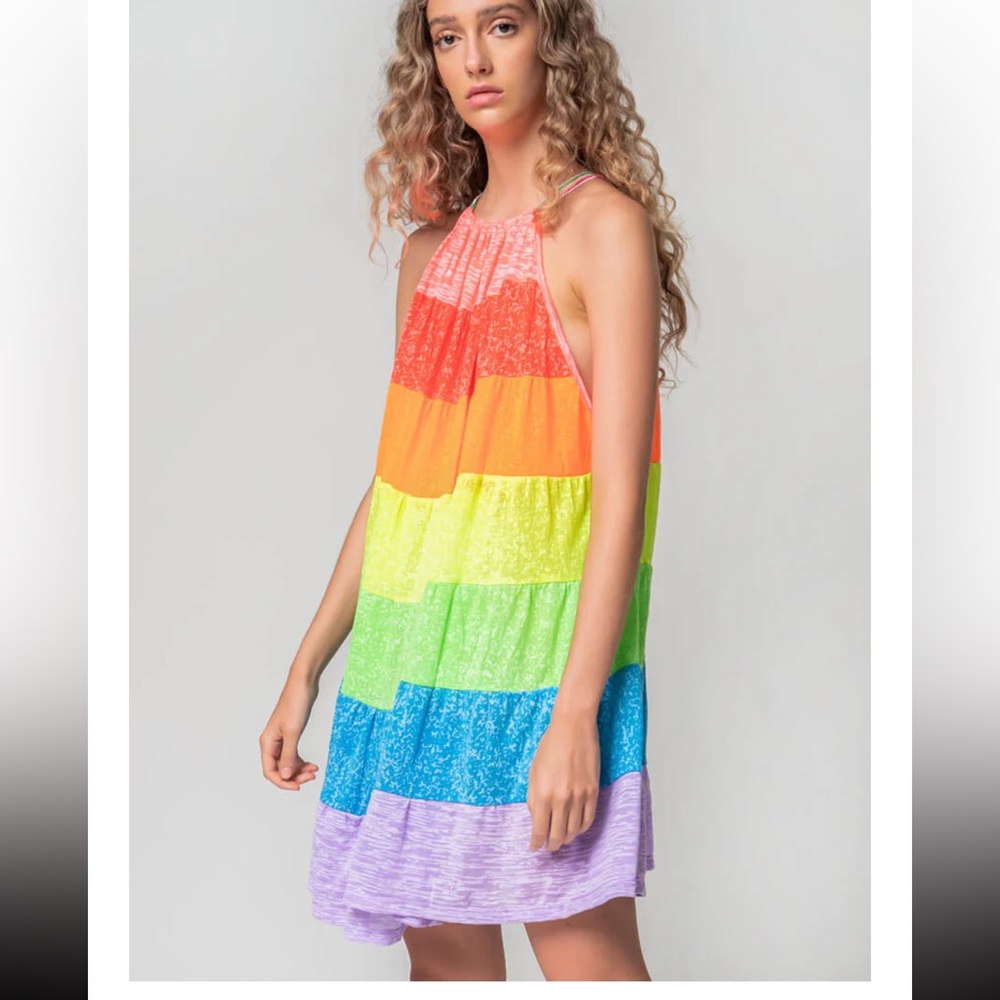 Pitusa Popsicle Halter Mini Dress, size S-L